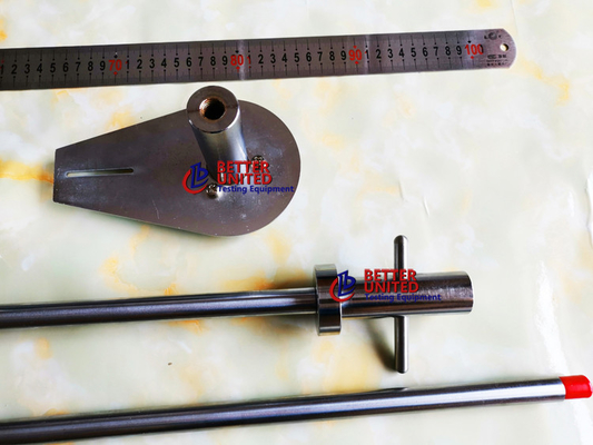 Uji Penetrometer Dinamis Manual Drop 575mm 30 60 90 Derajat Kerucut