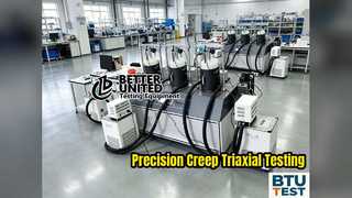 Peralatan Triaksial Creep Pengontrol Suhu Tiga Unit Otomatis